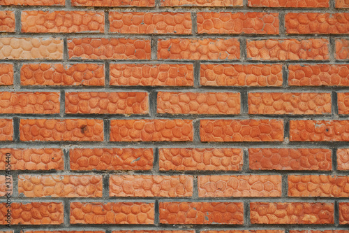 brick wall background brown color, good and clean