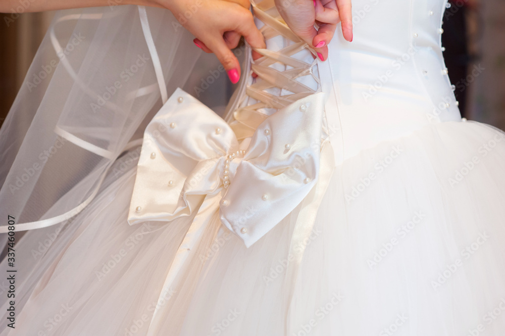 bride in a wedding dress