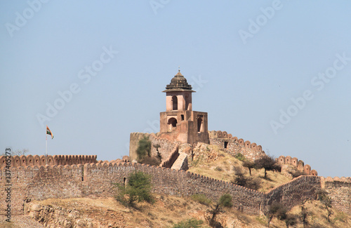 Detail of the Amber Fort in Jaipur, India