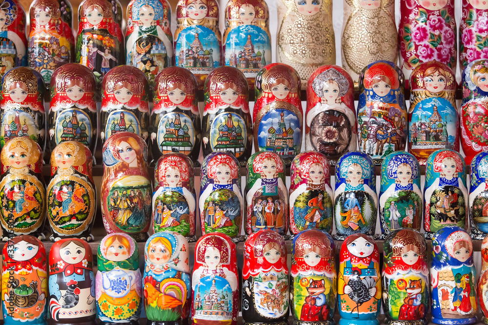 Matryoshka national russian souvenir.