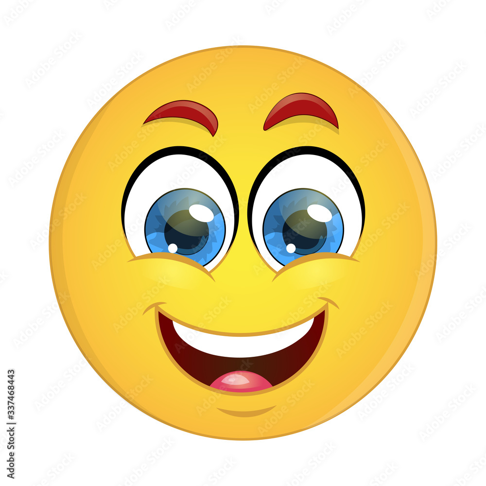 Fototapeta premium smiley face with a smile