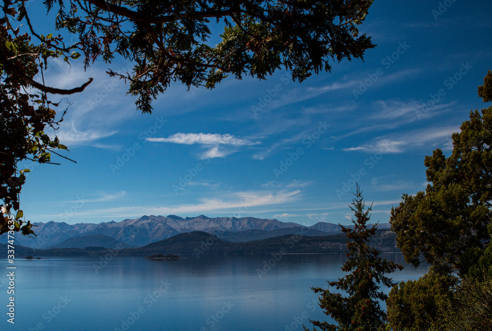 vista panoramica sul lago