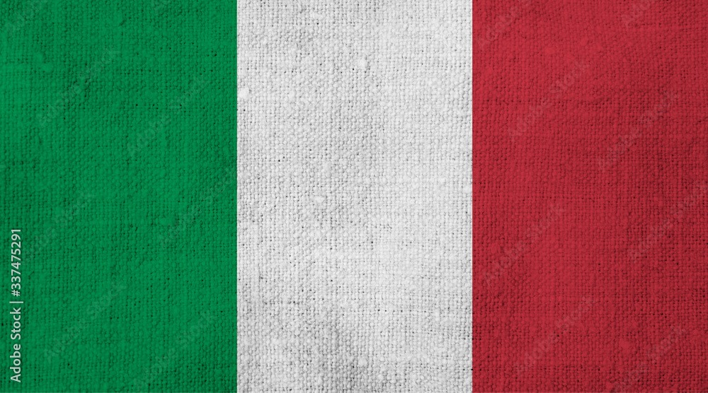 Fototapeta premium Grunge Flag of Italy background