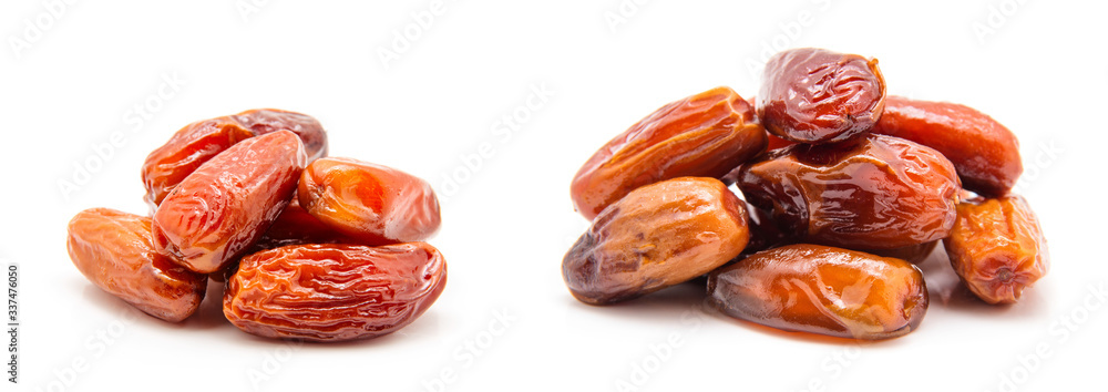 Dates isolated on white background Dates isolated on white background