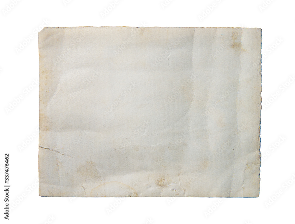Obraz premium old paper texture on white