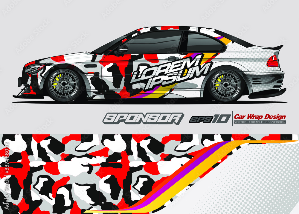 abstract background vector for racing car wrap design and vehicle livery
abstract background vector for racing car wrap design and vehicle livery