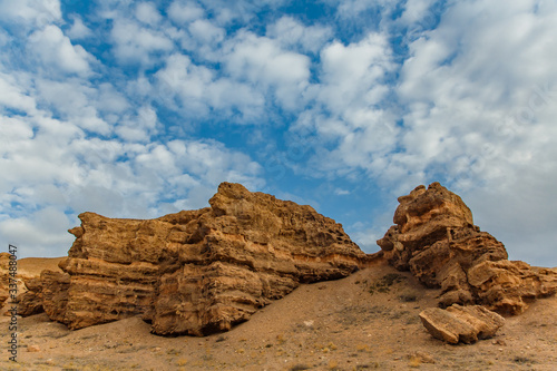 Charyn canyon is the famous place in Kazakhstan, similar to the