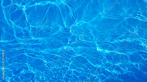 Blaues Wasser   blaue Poolfolie