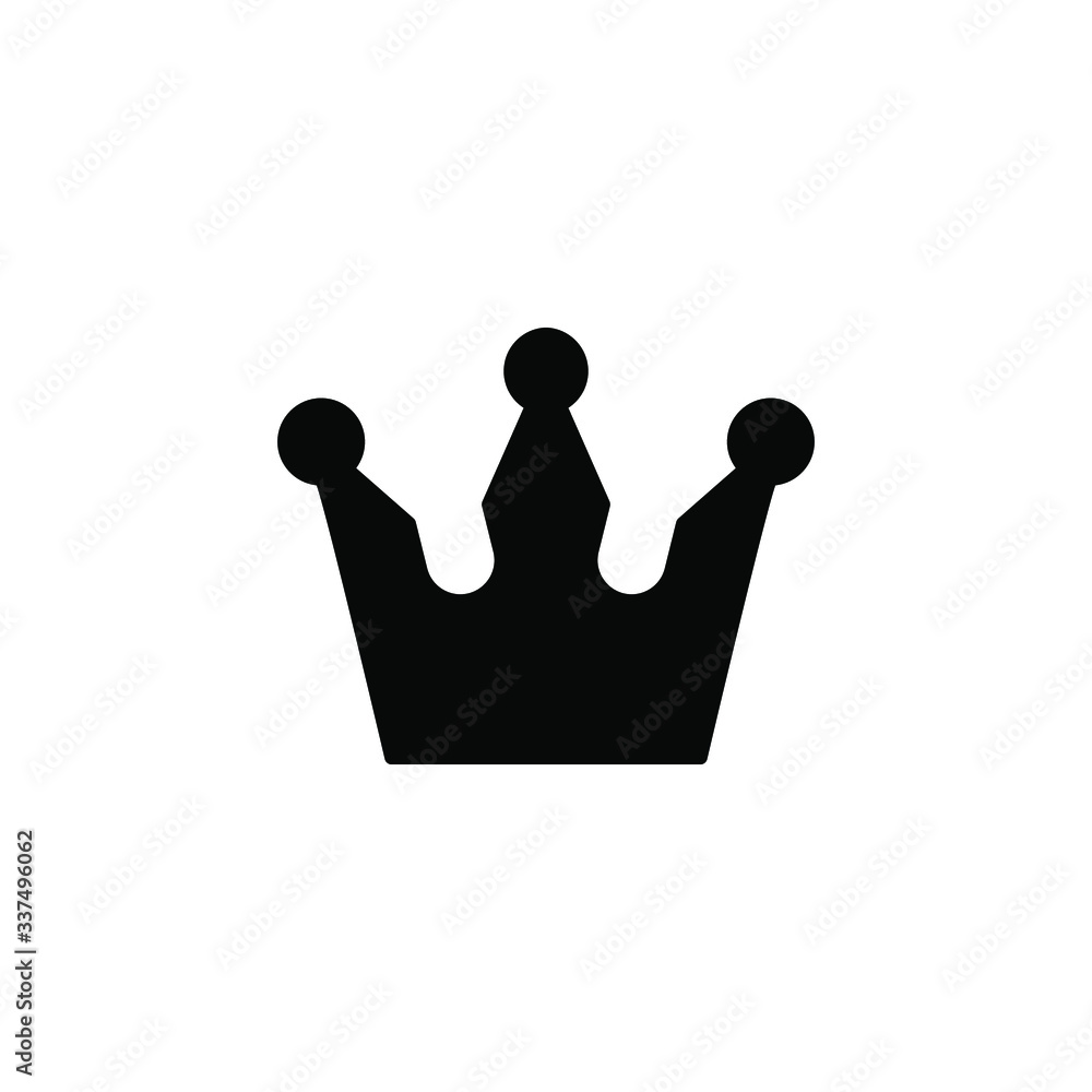 Crown icon template Crown icon template