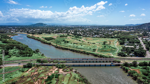Townsville North Queensland Aerial Landscape & CBD © Callan