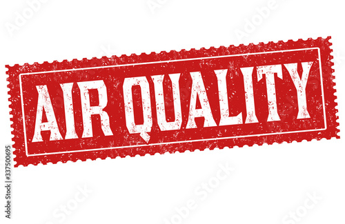 Air quality sign or stamp