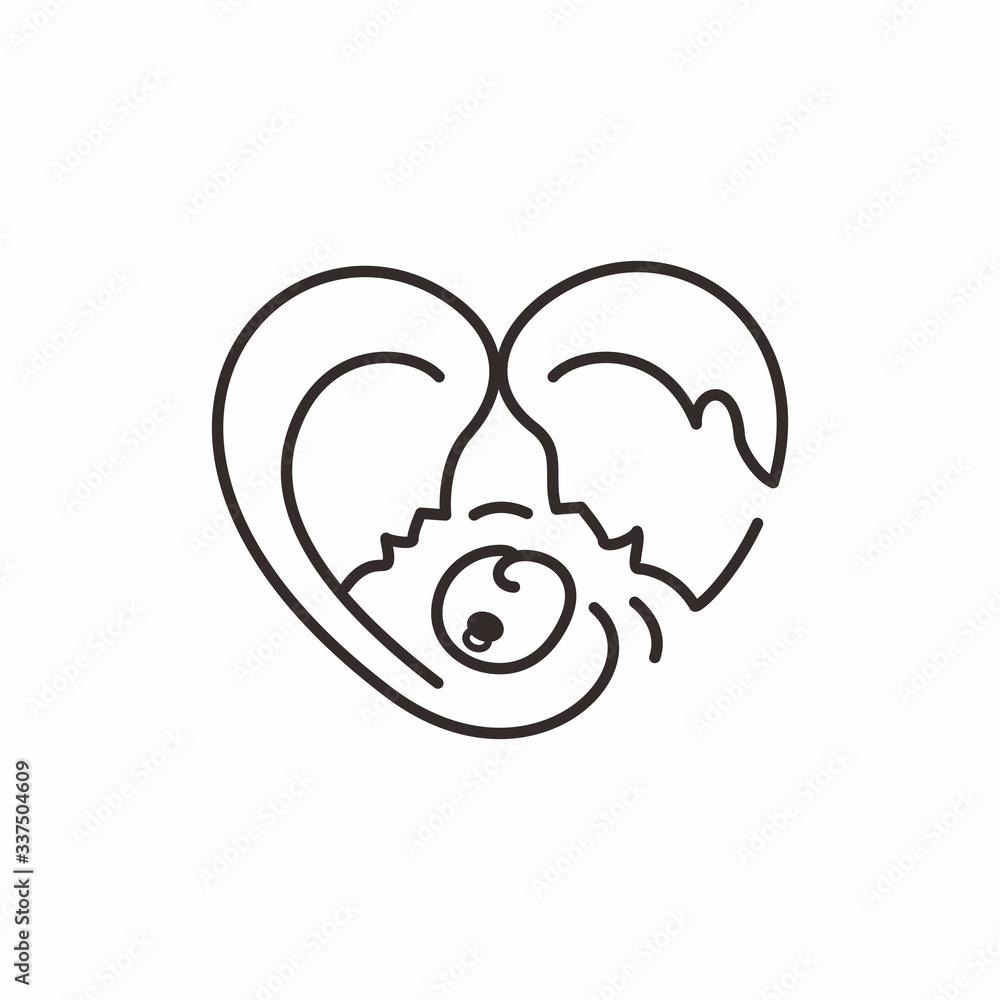 Family logo design vector, simple and elegant lines that form the hearts or love of both parents and their babies, to design logos or icons of the affection of the warmth of a family. Family logo design vector, simple and elegant lines that form the hearts or love of both parents and their babies, to design logos or icons of the affection of the warmth of a family.