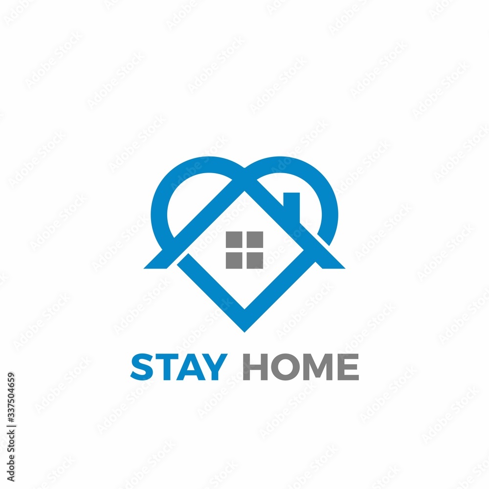 love and home monoline for real estate logo design love and home monoline for real estate logo design