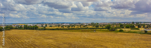Landscape of fields in Évora - Portugal