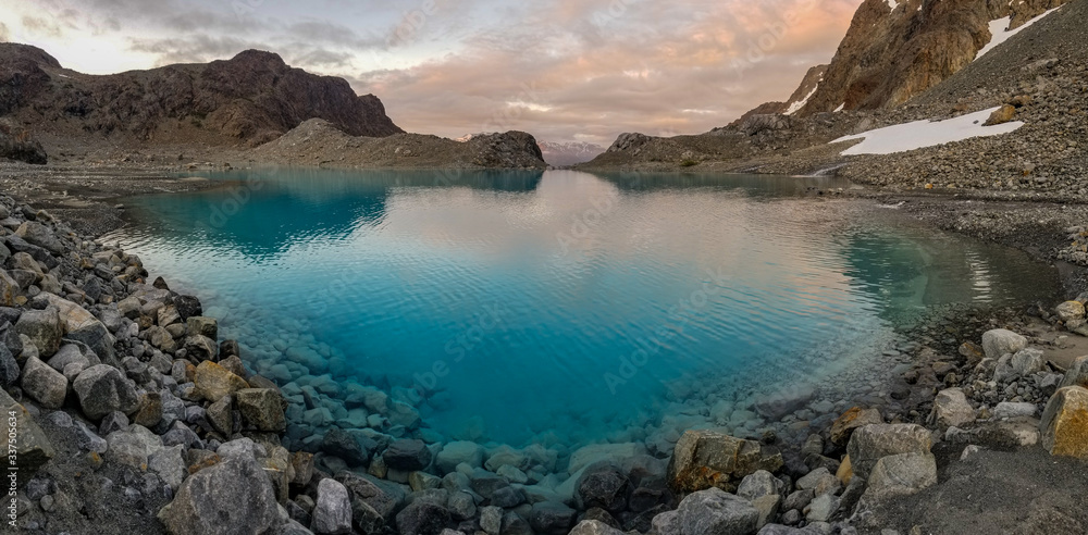 Glacier Lake View in Koppangen Norway