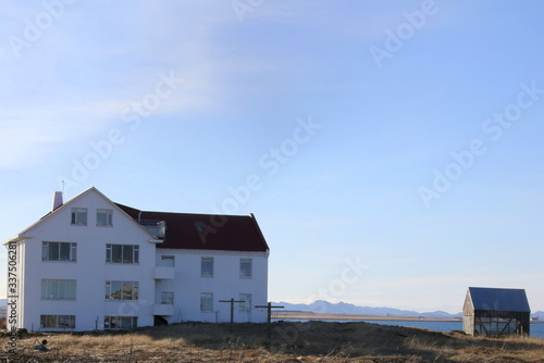 house near the ocean.