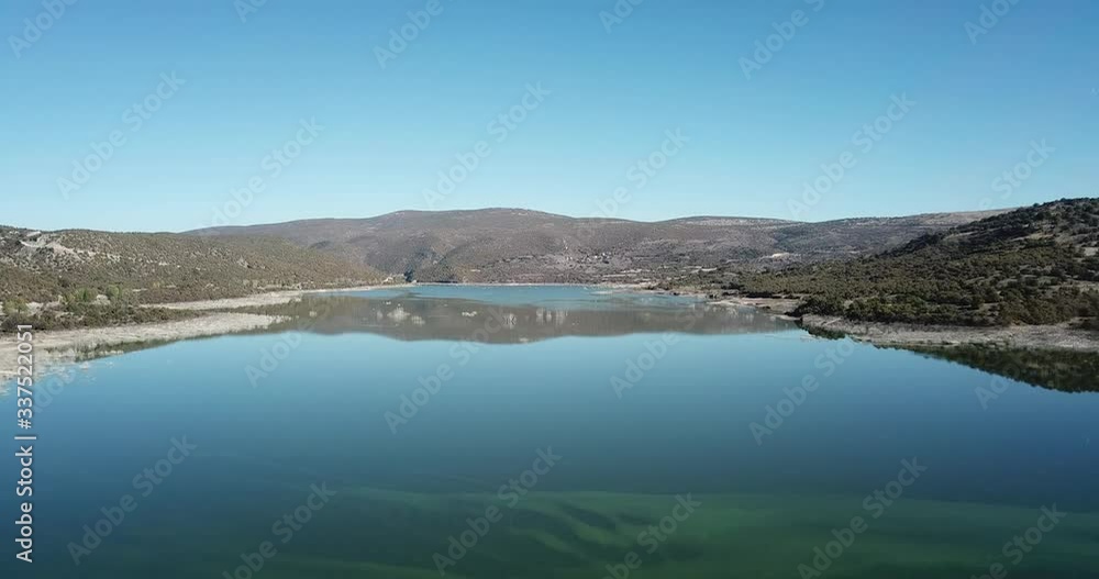 lake and forest aerial shooting drone view lake and forest aerial shooting drone view