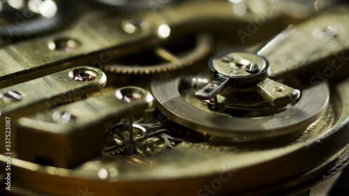 Wallpaper Mural mechanism of an antique pocket watch Torontodigital.ca