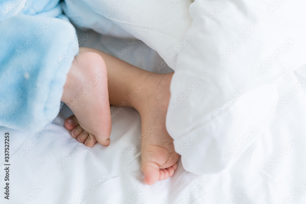Asian baby living in the room Asian baby living in the room