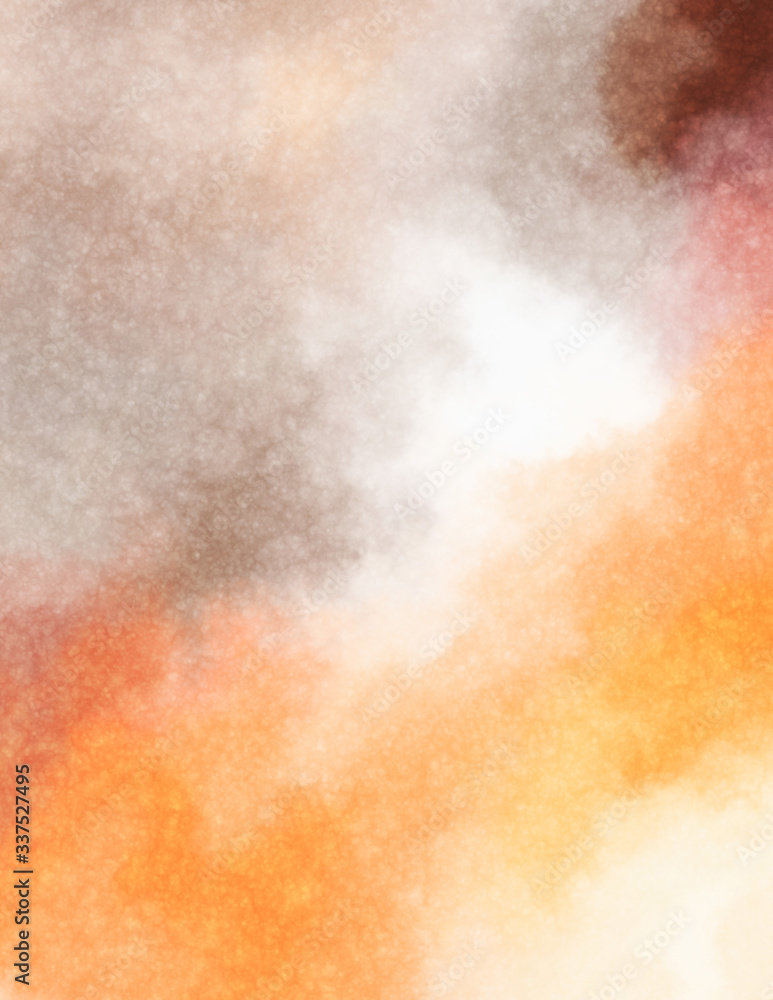 Fototapeta premium Watercolor painted background. Abstract Illustration wallpaper. Brush stroked painting. 2D Illustration.