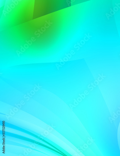 Abstract background with colorful gradient. Vibrant graphic wallpaper with stripes design. Fluid 2D illustration of modern movement.