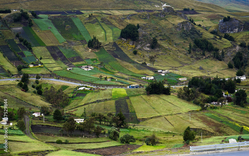 aerial view of the village