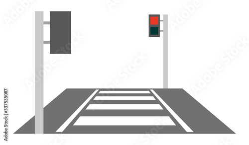 赤の歩行者用信号