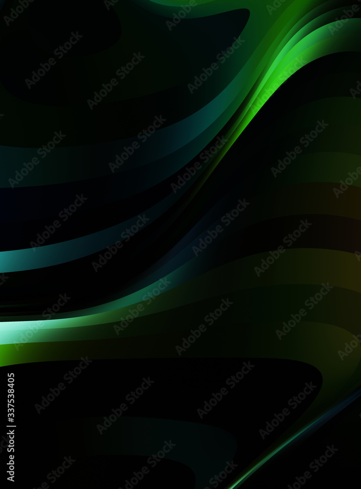 Fluid abstract background with colorful gradient. 2D illustration of modern movement. Fluid abstract background with colorful gradient. 2D illustration of modern movement.
