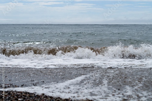 waves on the seashore