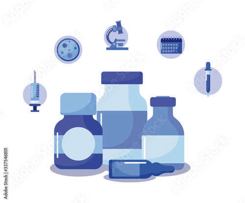 medications medical supplies, vaccination and health