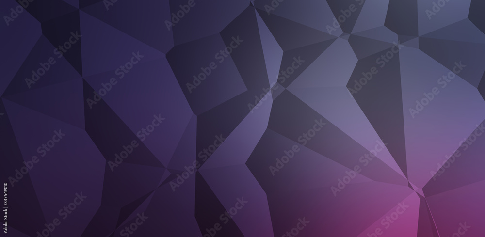 Obraz premium Polygonal background. Colorful wallpaper with geometric design. Digital 3d illustration.