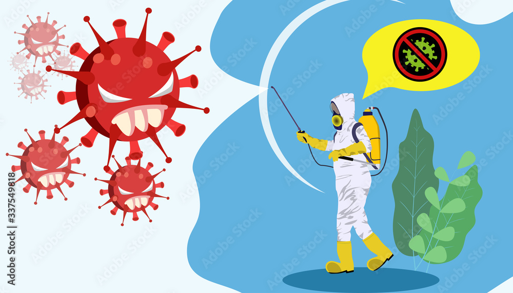 Illustration vector graphic of People Fight virus concept. Concept of fighting against covid-19 virus. Good to place on healthcare and medical content. Stop coronavirus concept. vector EPS10. Illustration vector graphic of People Fight virus concept. Concept of fighting against covid-19 virus. Good to place on healthcare and medical content. Stop coronavirus concept. vector EPS10.