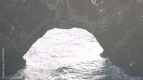 A view of Dyrhólaey, Iceland