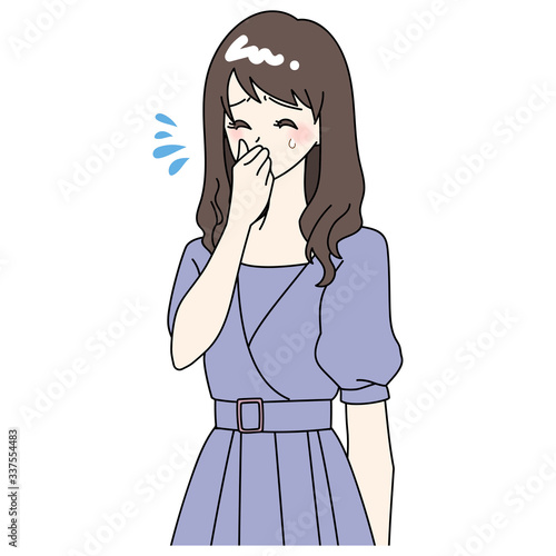 Woman who hates smell