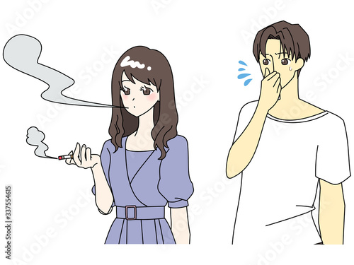 Smoking women and hated men