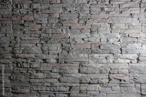 muro de piedra gris