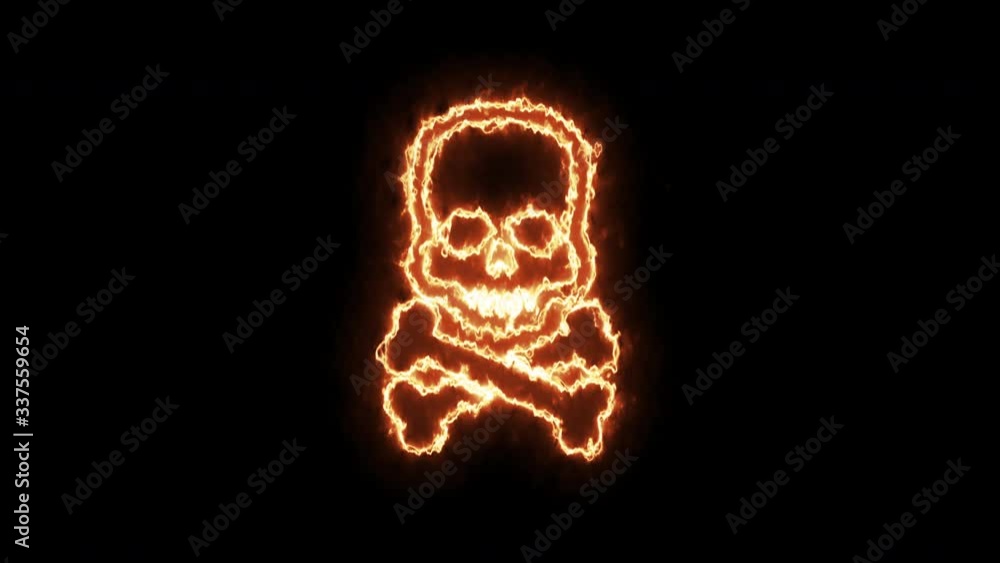 4k stock: Fire Burning Skull. Devilish Skull burning Hell with scary, halloween, horror concept. Royalty high-quality free stock video footage fire flames over a devilish skull on a black background 4k stock: Fire Burning Skull. Devilish Skull burning Hell with scary, halloween, horror concept. Royalty high-quality free stock video footage fire flames over a devilish skull on a black background