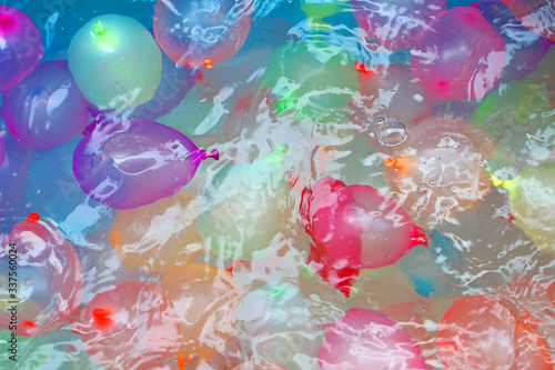 Magic Balloon on the water for background.