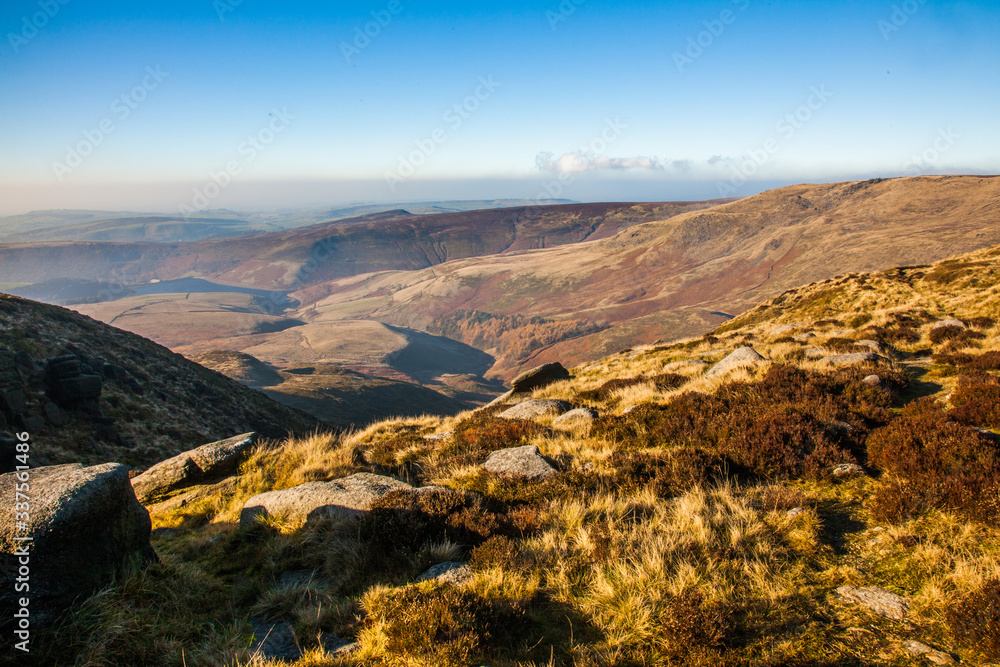 Mountain Landscape,  Edale, Peak District, National Trust, UK