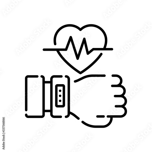 Fitness Band Vector Icon
