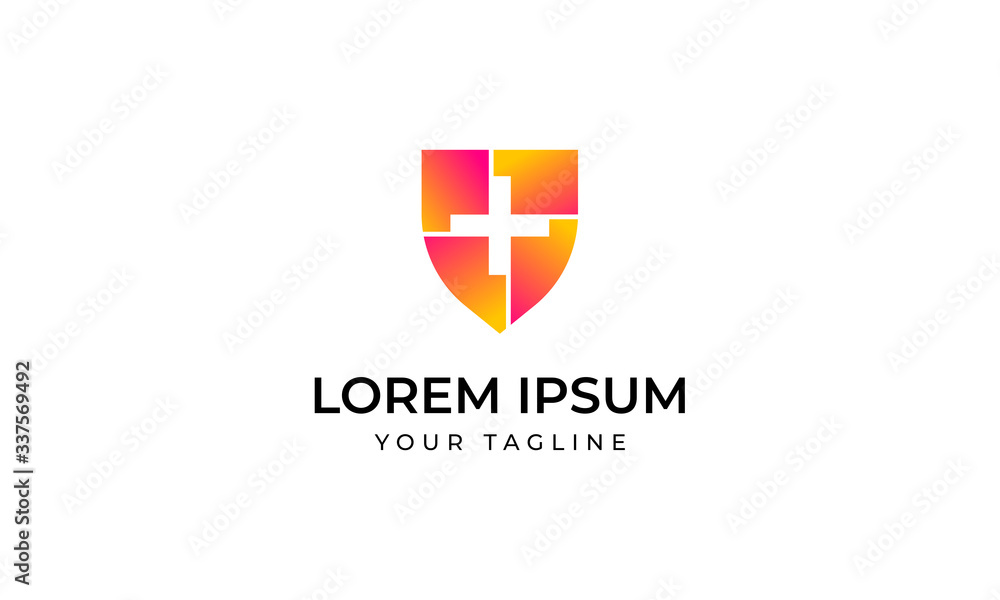medical shield logo design medical shield logo design