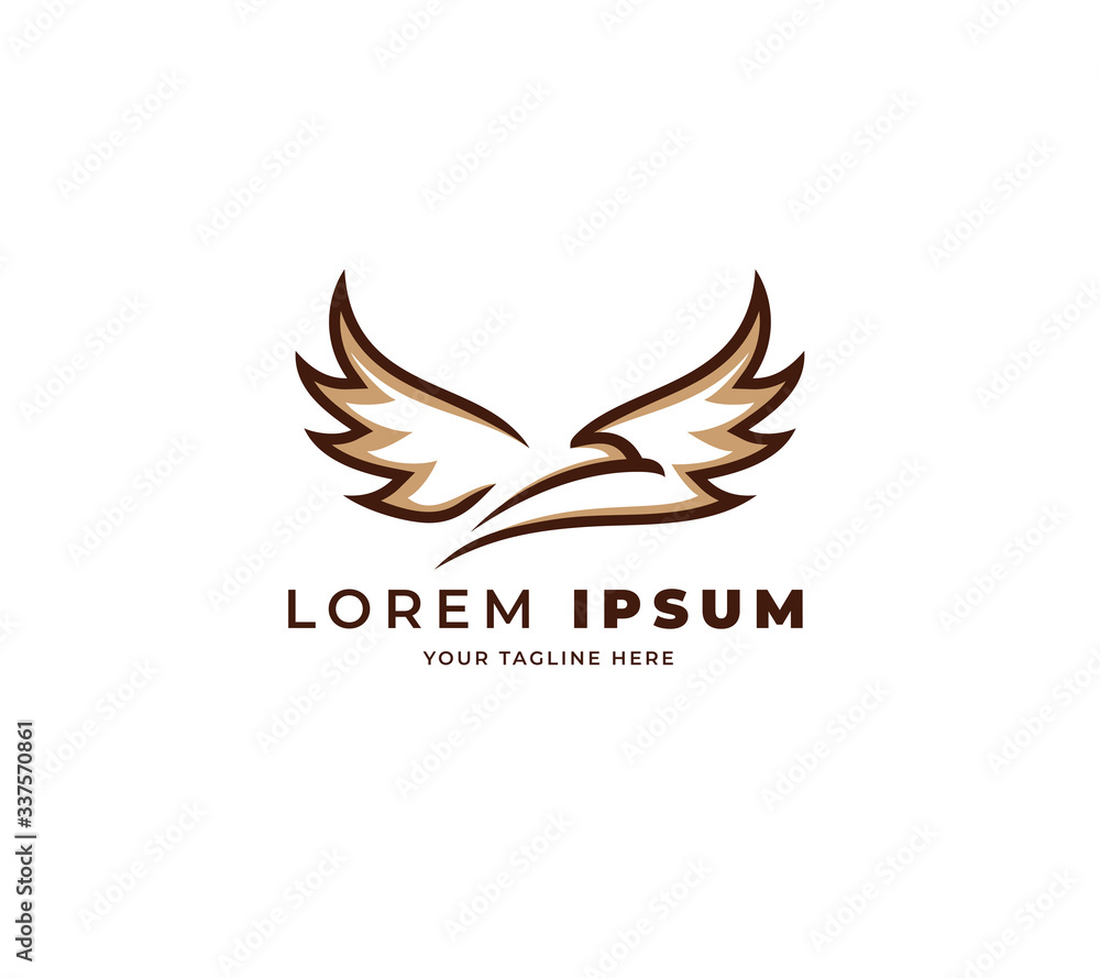 bird design logo vector template bird design logo vector template