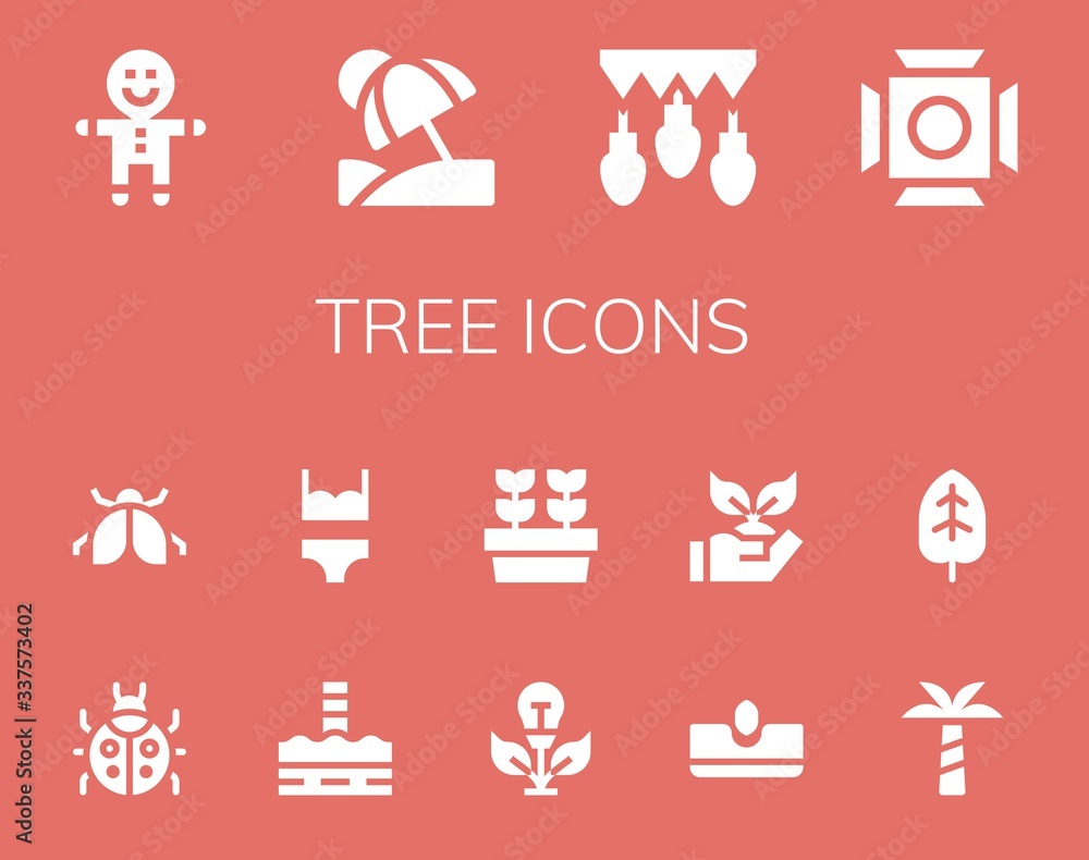 tree icon set tree icon set