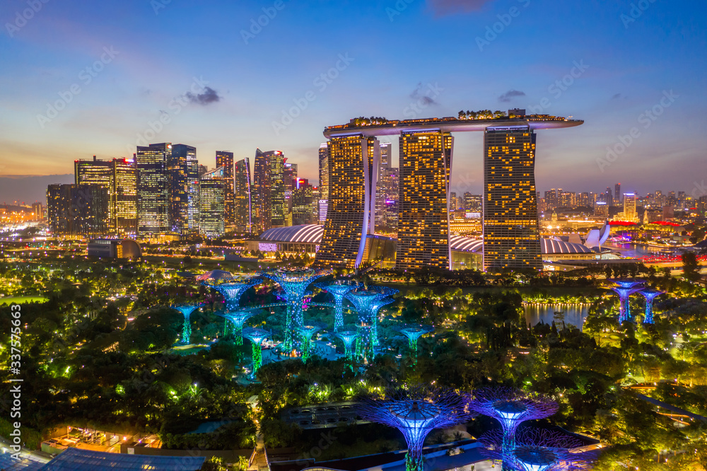 Fototapeta premium Travel Holiday in Singapore.