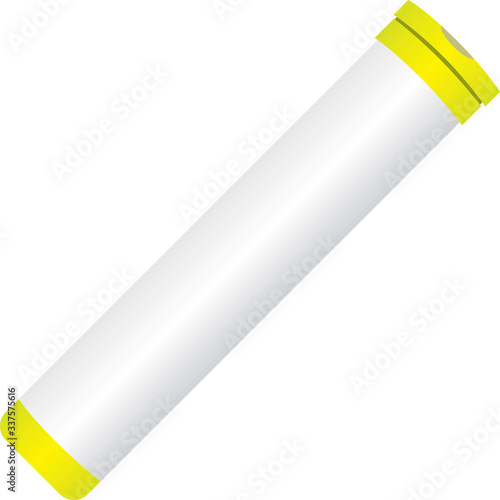 Round pill tube