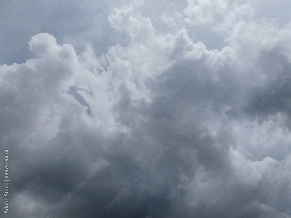 Obraz premium storm clouds time lapse