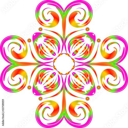 
Simple Mandala Shape for Coloring. Vector Mandala. Floral. Flower. Oriental. Book Page. Outline.multi color mandala.Creative mandala design.

