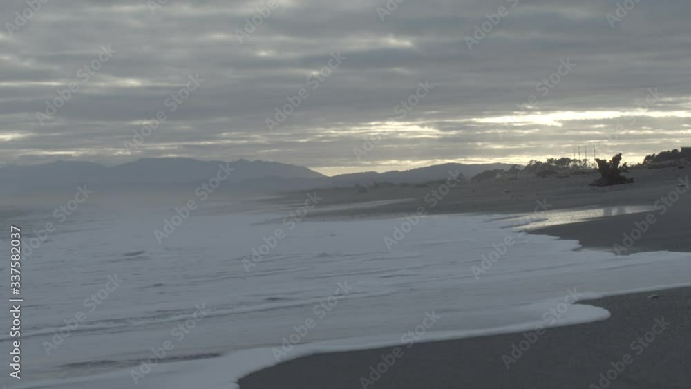Hokitika's beautiful beach in the early morning Hokitika's beautiful beach in the early morning