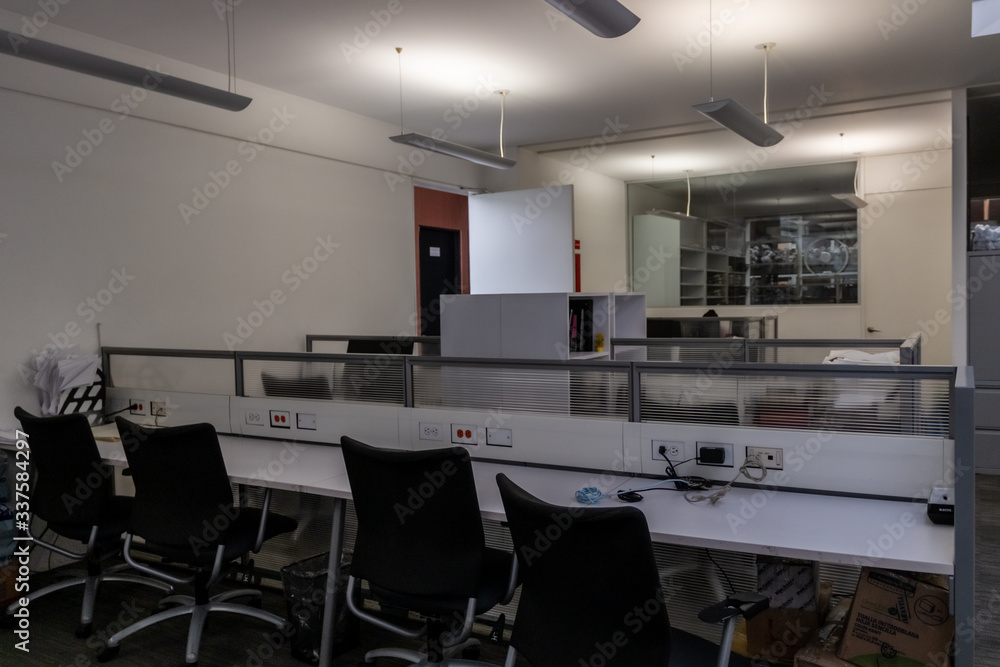 Office virus without workers by the crown quarantine. Office virus without workers by the crown quarantine.