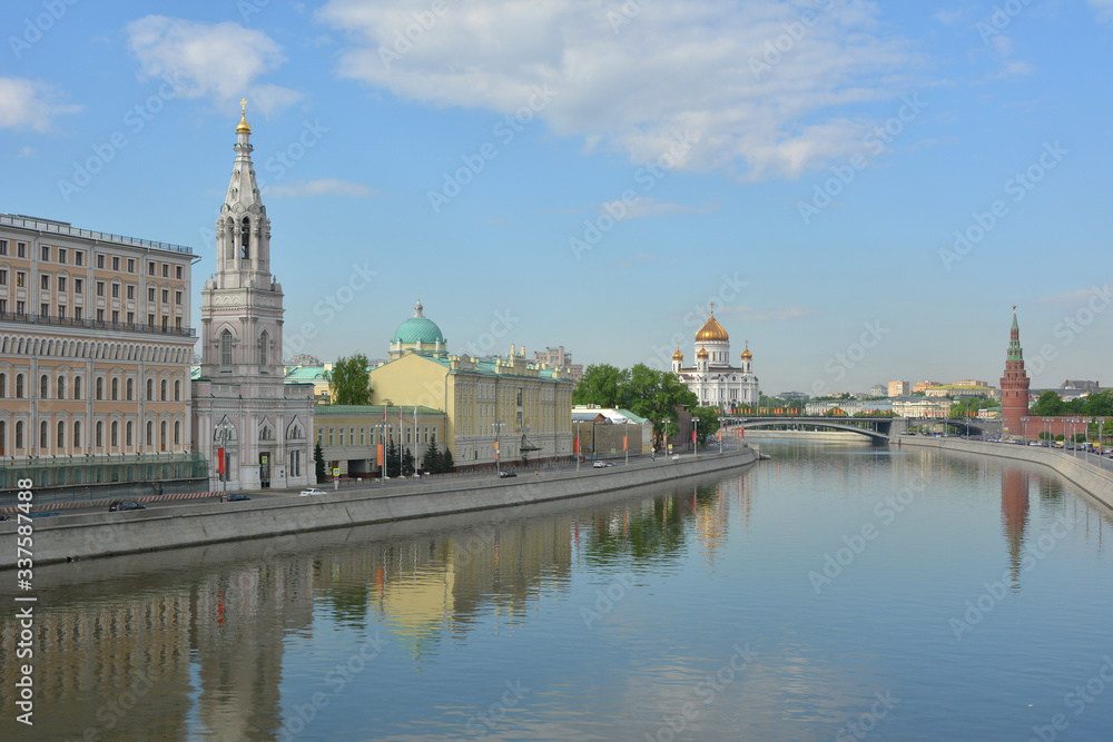 Moscow. View of the Moscow river